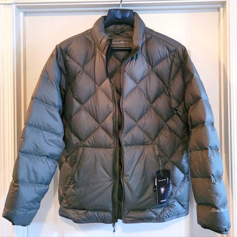 Men's Eddie Bauer 80/20 Lightweight Down Jacket NWT Large